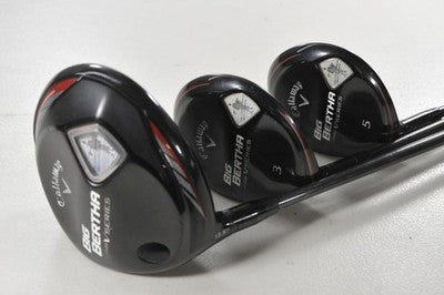 LEFT Callaway Big Bertha V Series 2014 13.5* Driver, 3 and 5 Woods Set #218451