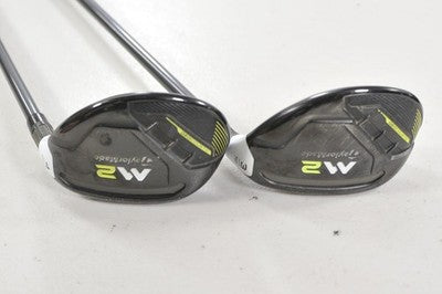 TaylorMade M2 Rescue 2017 3 and 4 Hybrid Set Regular Flex REAX Graphite #219719