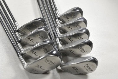 LEFT HANDED Thomas Golf AT705 4-PW,GW,SW Hybrid Iron Set Senior Graphite #215564