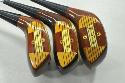 Palmer Peerless Wood #1, #3, #4 Fairway Wood Set RH Regular Flex Steel # 210924