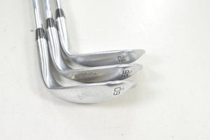LEFT HANDED Titleist Vokey SM9 Tour Chrome 52*, 56*, 60* Wedge Set Steel #219486