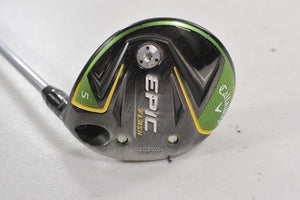 Callaway Epic Flash 5-18* Fairway Wood Stiff Flex EvenFlow 6.0 Graphite # 219778