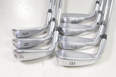 Ping G430 5-W,45* Iron Set Stiff Flex Green Dot Right AWT 2.0 Steel +2