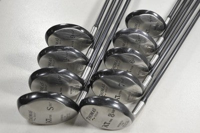 LEFT HANDED Thomas Golf AT705 4-PW,GW,SW Hybrid Iron Set Senior Graphite #215564