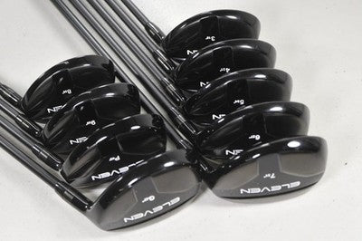 Eleven Golf 3-PW,GW Hybrid Iron Set Regular Flex Right KBS 70g Graphite #219163