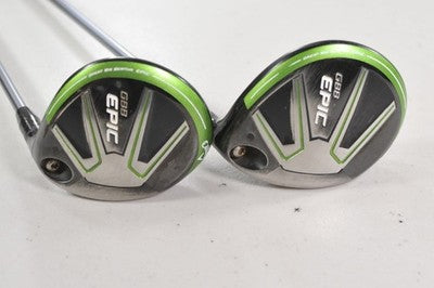 Callaway GBB Epic 3-15* and 5-18* Fairway Wood Set Regular Flex Graphite #219314