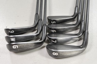 PXG Gen6 0311 XP Double Black 5-W,GW Iron Set Regular Flex MMT Graphite # 210128