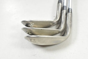 Titleist Vokey SM9 Brushed Steel 50*, 54*, 58* Wedge Set Rifle 6.0 Steel #220358