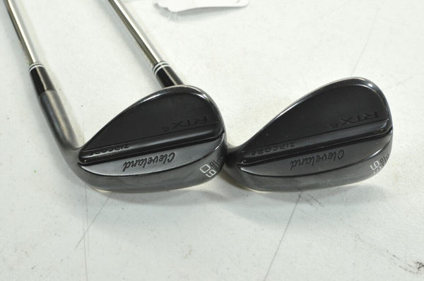 Cleveland RTX-6 Zipcore Black Satin 56*, 60* Wedge Set Right DG Steel # 182888