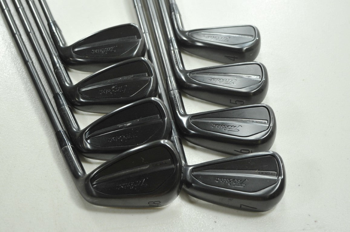 Titleist T200 2023 Limited Black 4-PW,48* Iron Set Stiff RH DG MID Steel #205923