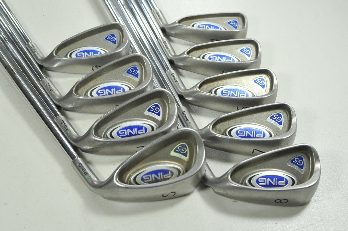 Ping G5 4-W,UW,SW Iron Set Regular Flex Green Dot Right CS-Lite Steel # 204642