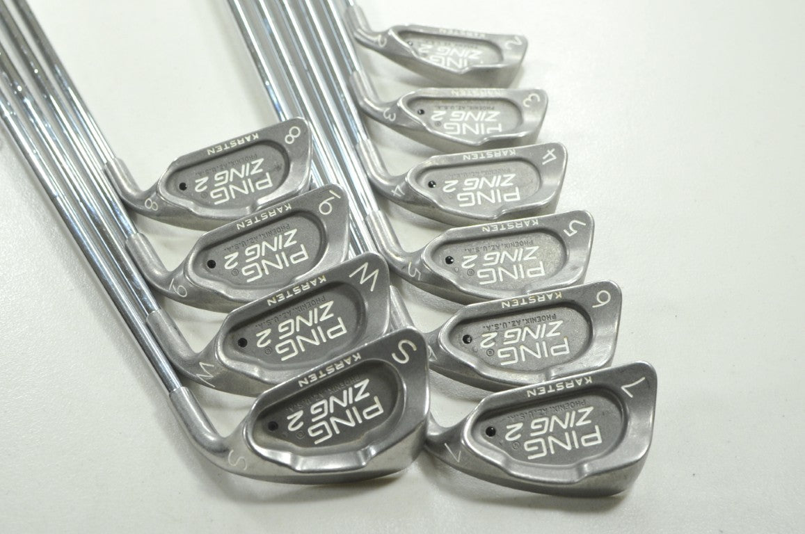 Ping Zing 2 2-W,SW Iron Set Stiff Flex Black Dot Right JZ Steel # 211855