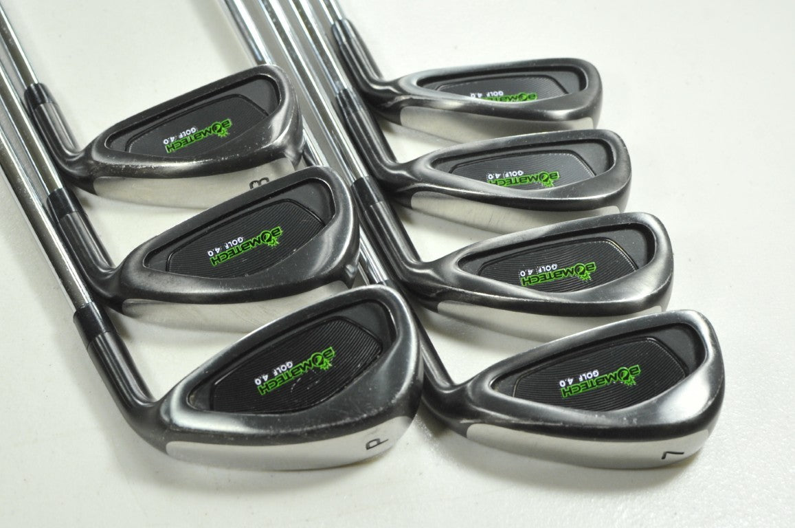 Bombtech 4.0 Black 4-PW Iron Set Regular Flex Right Steel # 205566