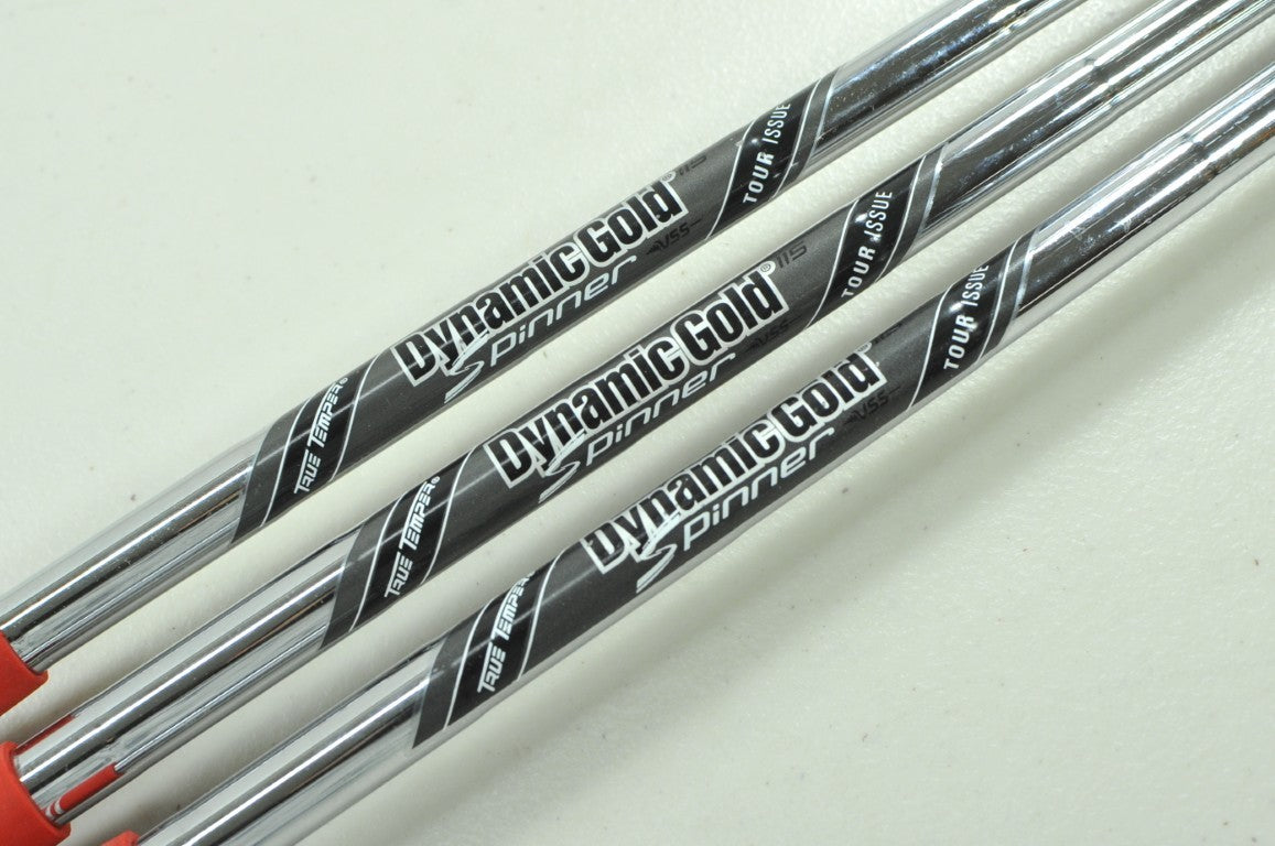 True Temper Dynamic Gold Spinner 115g Wedge Shaft Set .355 Steel 3pc # 202985