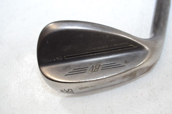 LEFT HANDED Titleist Vokey SM9 Brushed Steel 58* - 14K Wedge NS Pro Steel #177399 - Golf Club Brokers