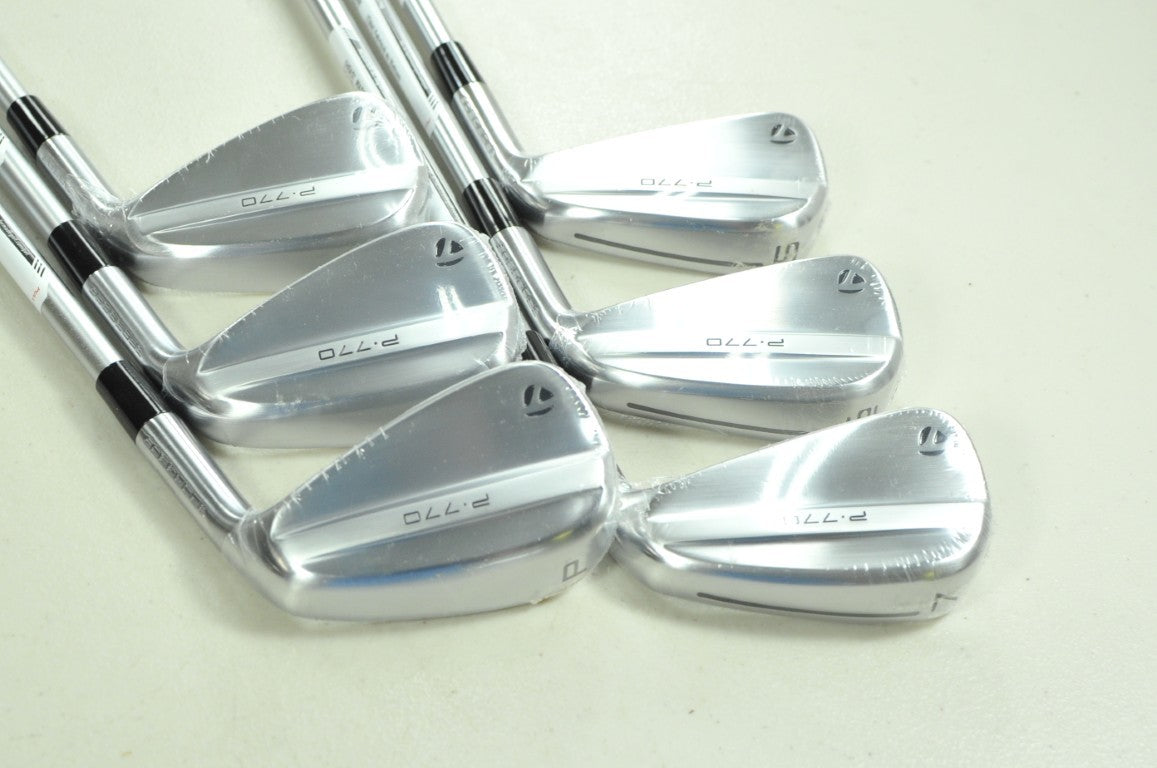 TaylorMade P770 2024 5-PW Iron Set Stiff RH KBS Tour C-Taper Lite Steel # 204625