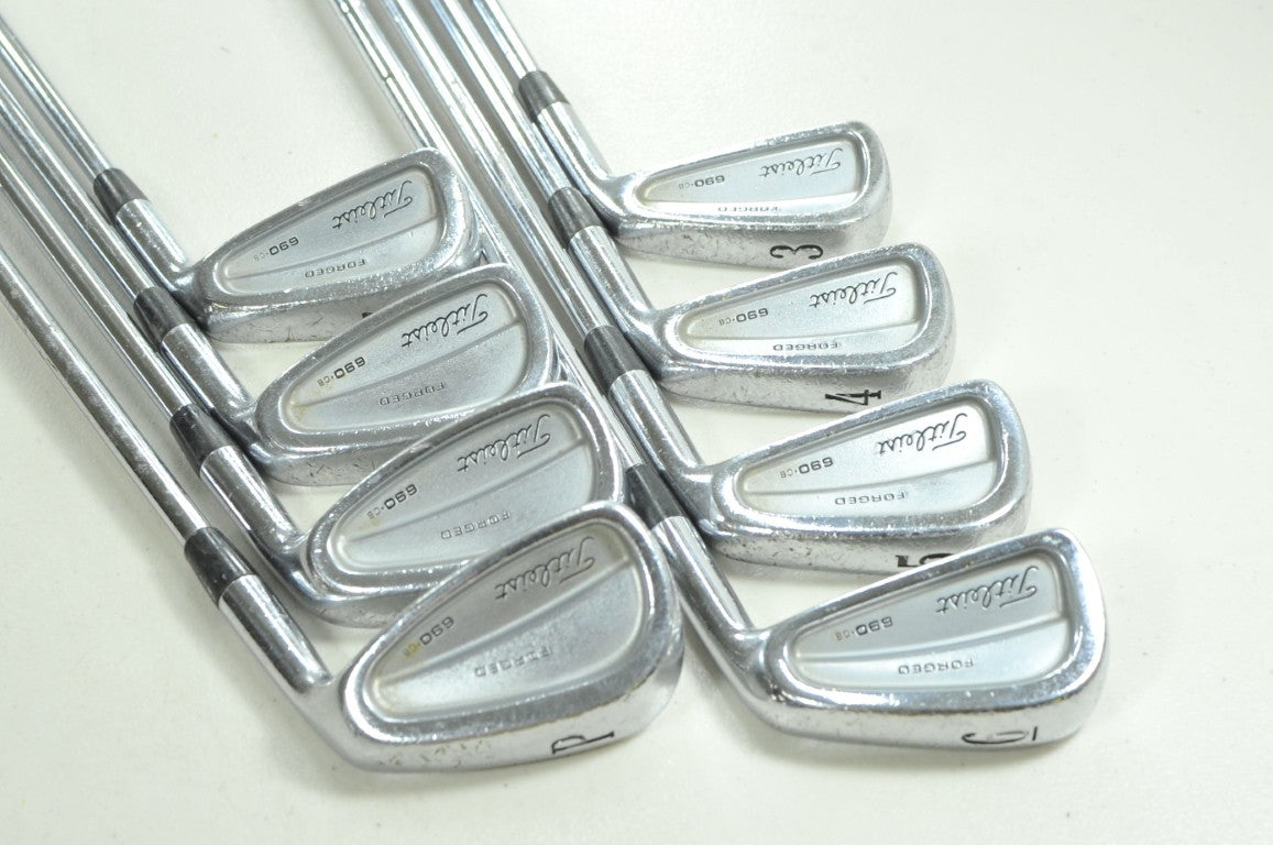 Titleist 690.CB Forged 3-PW Iron Set Stiff Flex Right DG S300 Steel # 206584