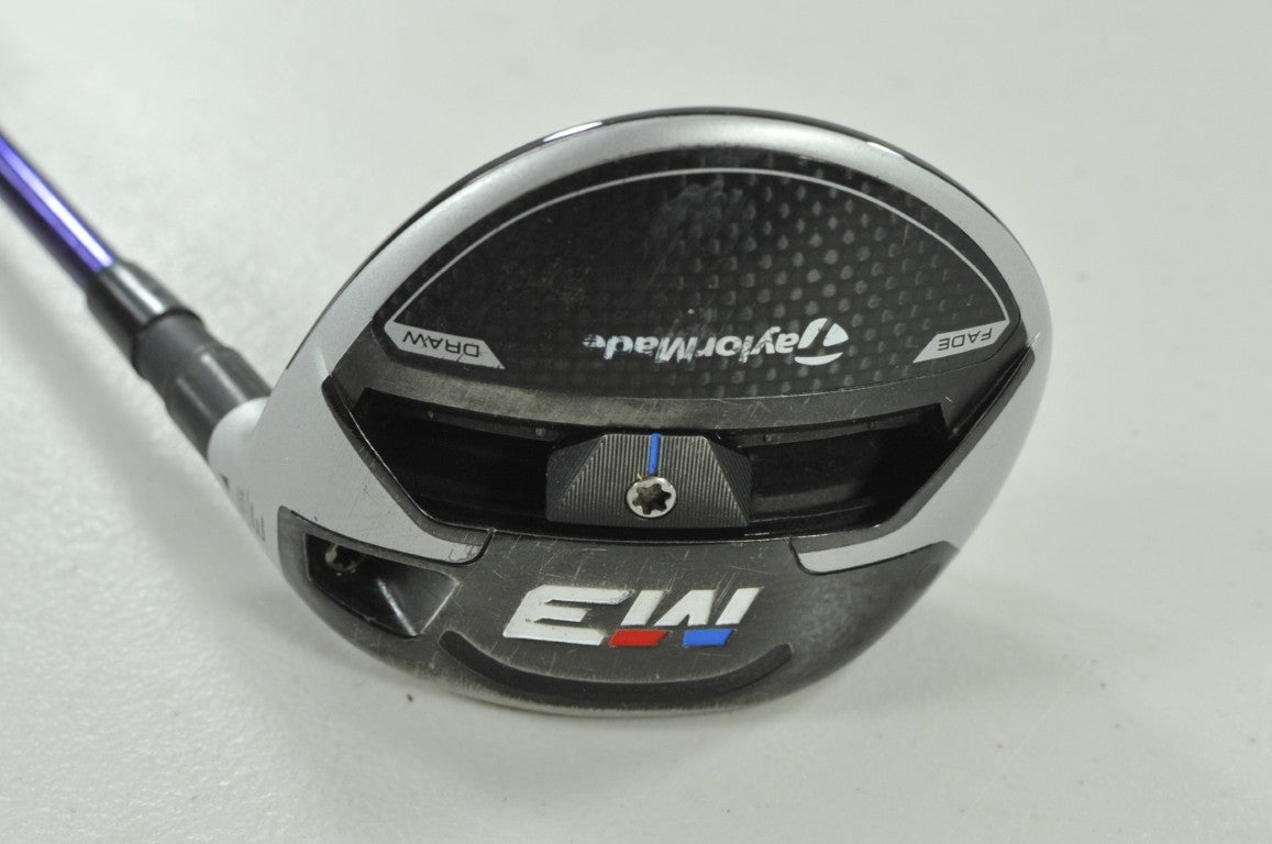 TaylorMade M3 3-15* Fairway Wood X-Stiff Right LinQ Purple 7F5 Graphite # 207535