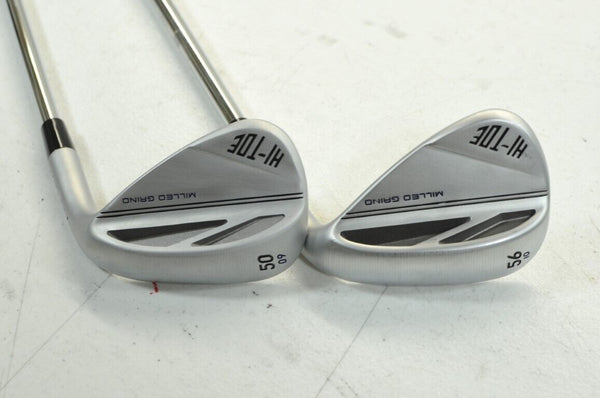 TaylorMade Hi-Toe 3 Milled Grind Chrome 50*, 56* Wedge Set RH KBS Steel # 182995