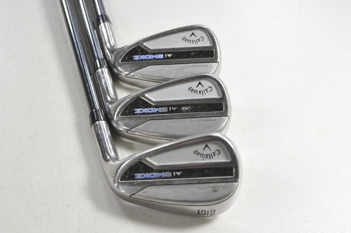 Callaway Paradym Ai Smoke PW, AW, GW Wedge Set Senior Flex RH Graphite # 217065