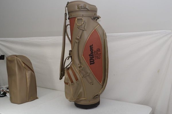 Wilson NFL Golf Bag 6 - Way Top Jacksonville Jaguars Wayne Weaver and Tom Coughlin - Golf Club Brokers