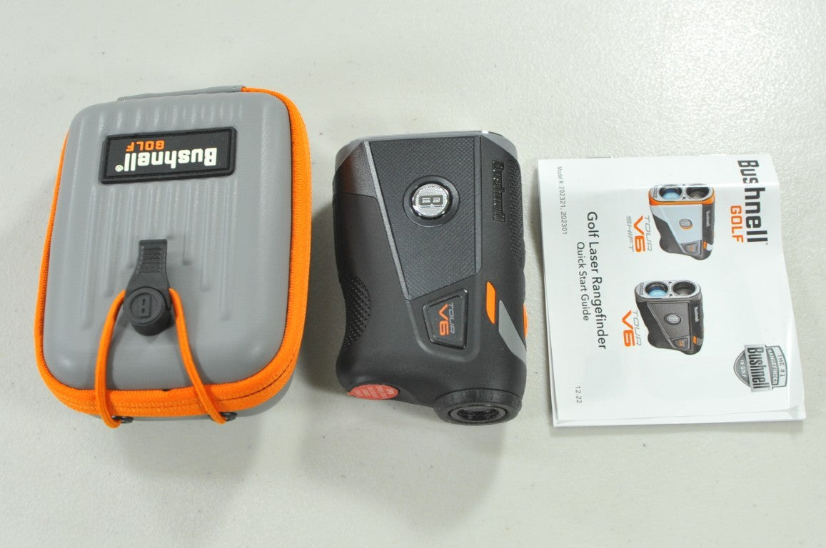 Bushnell Tour V6 Patriot Pack Range Finder with Case in Original Box  #207401