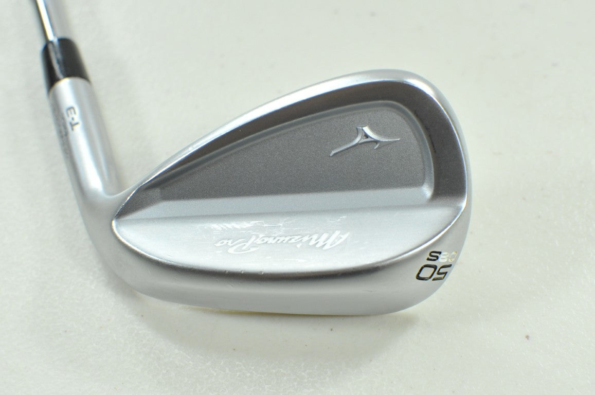 Mizuno Pro T-3 Soft White Satin 50*-08S Wedge Right KBS Hi-Rev 2.0 Steel #205783