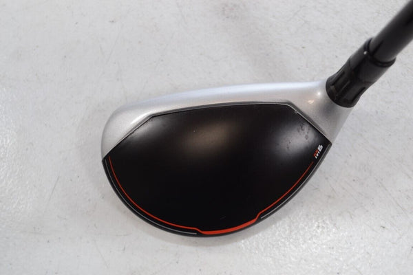 LEFT HANDED TaylorMade M6 Rescue 4 - 22* Hybrid Senior Flex Atmos Graphite #178361 - Golf Club Brokers