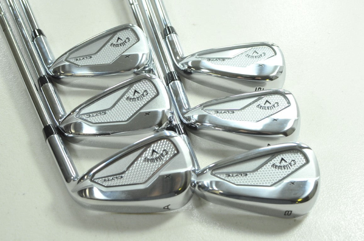Callaway Elyte X 6-PW,AW Iron Set Stiff Flex Right Vector 90g Steel # 209433