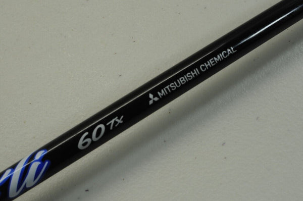 Mitsubishi Kai'li Blue 60 TX Flex Driver Shaft w/ TaylorMade Adapter 44