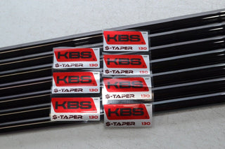 KBS $ - Taper 130X X - Stiff Black PVD 4 - PW Shaft Right Steel .355 # 173504 - Golf Club Brokers