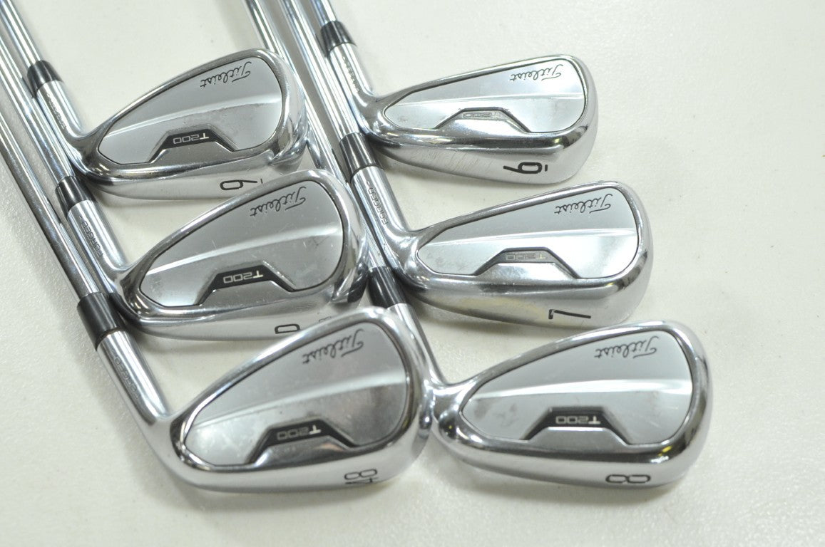 Titleist T200 2021 6-PW,48* Iron Set Regular Flex RH AMT Red R300 Steel #210982