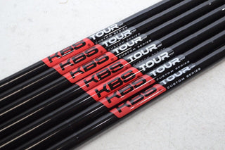 KBS Tour Custom Black 130 X Stiff 4 - W Shaft Set .355 Steel # 177524 - Golf Club Brokers