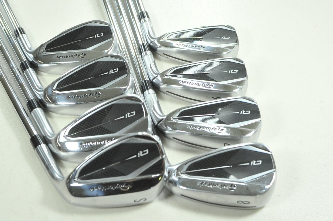TaylorMade Qi 5-PW,AW,SW Iron Set Regular Flex Right KBS MAX MT Steel # 207380