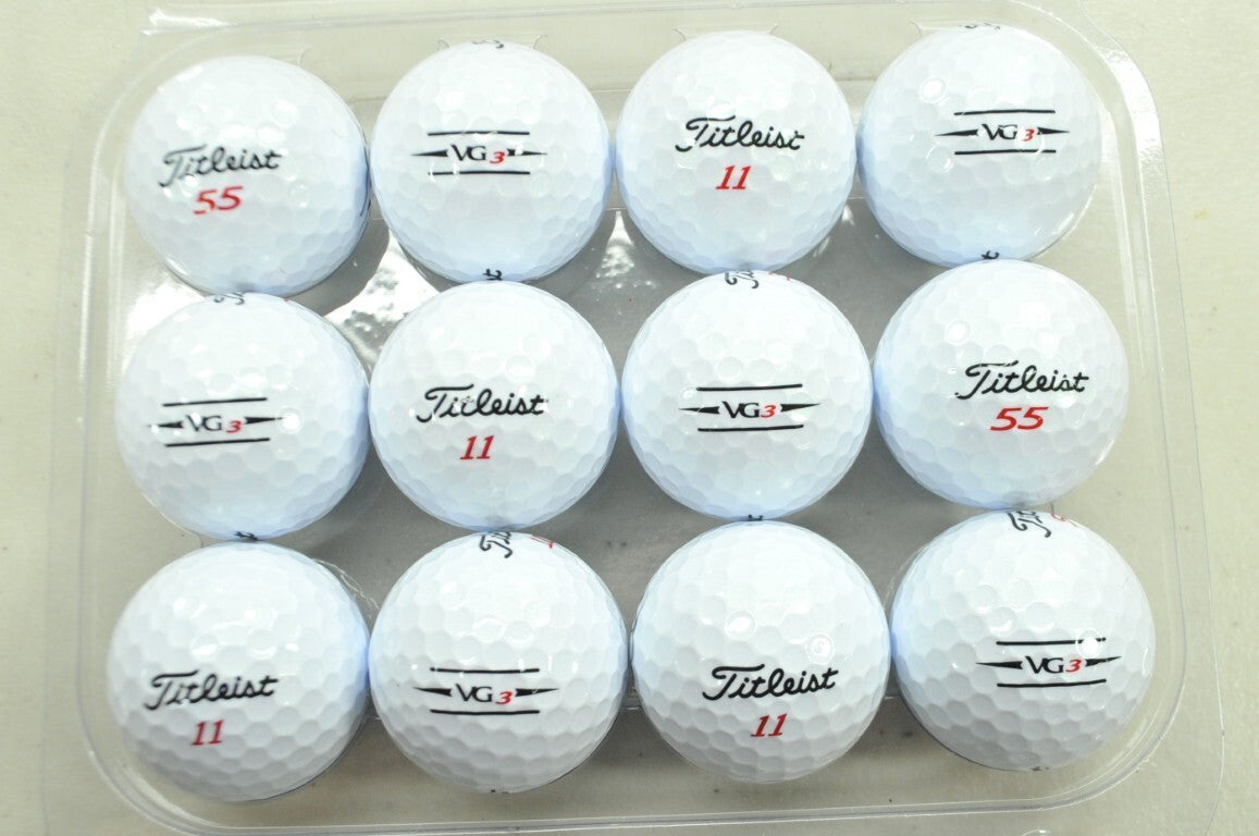 New Titleist VG3 Golf balls One Dozen White