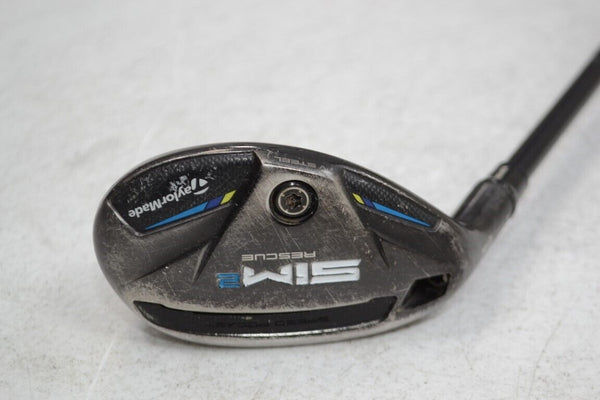 LEFT HANDED TaylorMade SIM2 Rescue 4 - 22* Hybrid X - Stiff Tensei Graphite #177186 - Golf Club Brokers