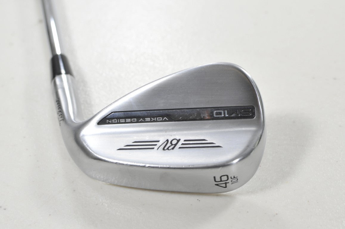 Titleist Vokey SM10 Tour Chrome 46*-10F Wedge Right BV Wedge Flex Steel #214369