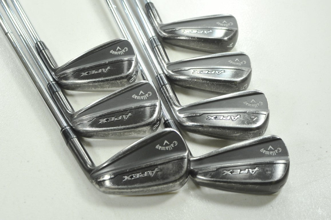 Callaway Apex Ti Fusion 4-PW Iron Set Regular Flex Right DG R300 Steel # 213007