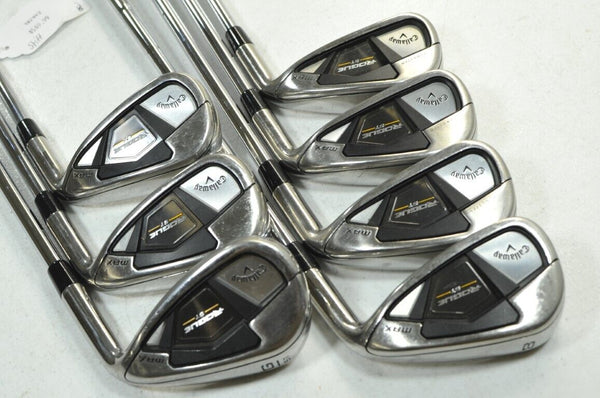 Callaway Rogue ST MAX 5 - PW,GW Iron Set Right Stiff Elevate MPH Steel # 182992 - Golf Club Brokers