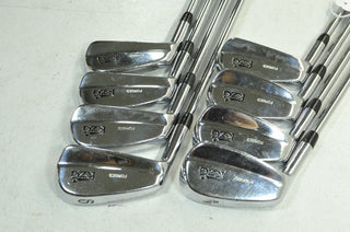 LEFT HANDED KZG Forged 3-PW Iron Set Stiff Rifle Flighted 95 6.0 Steel #182644