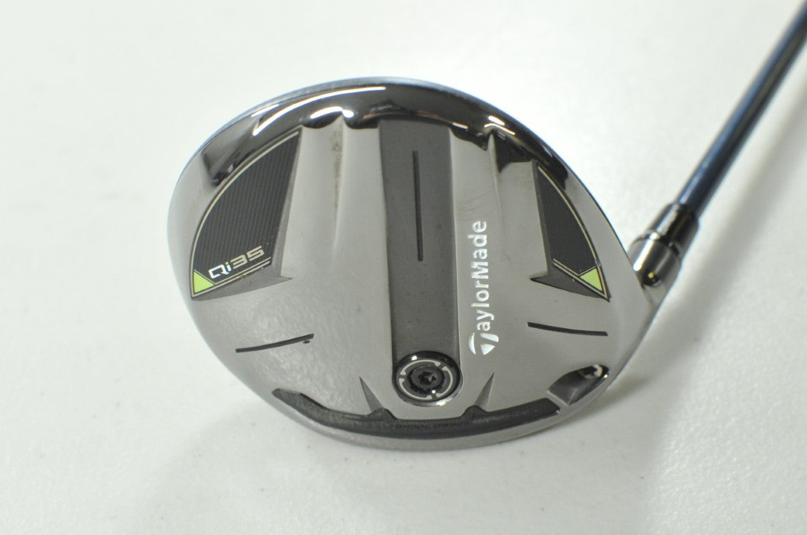 LEFT HANDED TaylorMade Qi35 3-15* Fairway Wood Stiff Denali 6.0 Graphite #208991