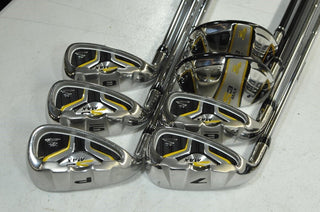 LEFT HANDED Cobra S3 Max Combo 3-4H, 6-PW Iron Set Stiff Flex Steel #180185