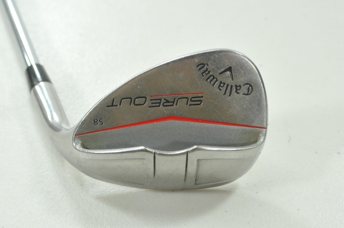 Callaway Sure Out 58* Wedge Right KBS Wedge Flex Steel  # 210437