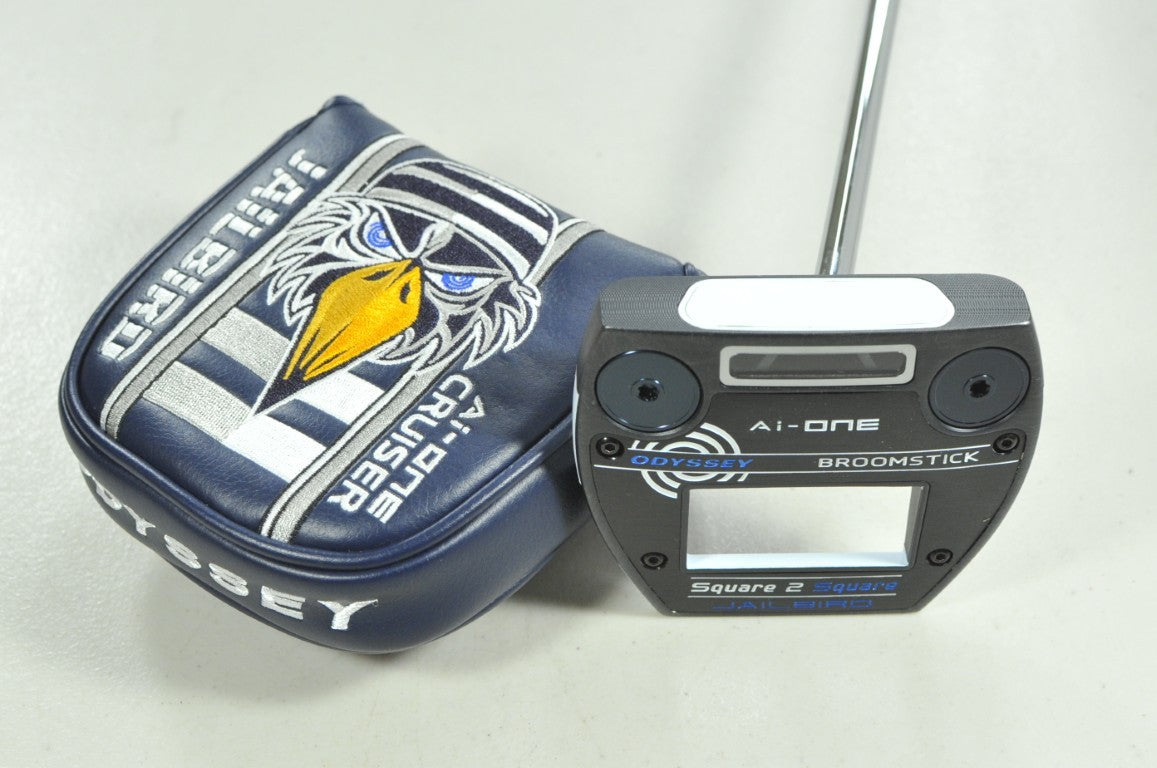Odyssey Ai-ONE Square 2 Square Jailbird Broomstick 46