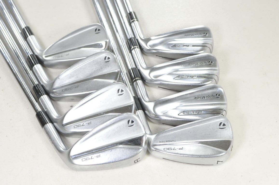 TaylorMade P790 2021/2017 4-PW,AW Iron Set Stiff Flex Right NS Pro Steel #219697