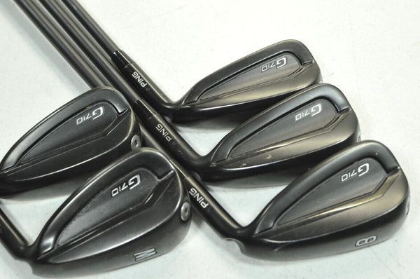 Ping G710 6-W Iron Set Black Dot Right Senior Flex Alta CB AWT Graphite # 183620