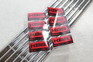 KBS Tour 130 X Stiff 4-W Iron Shaft Set .355 Steel # 177523