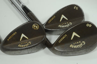 Callaway Forged Vintage 52*, 56*, 60* Wedge Set Right Steel #181769