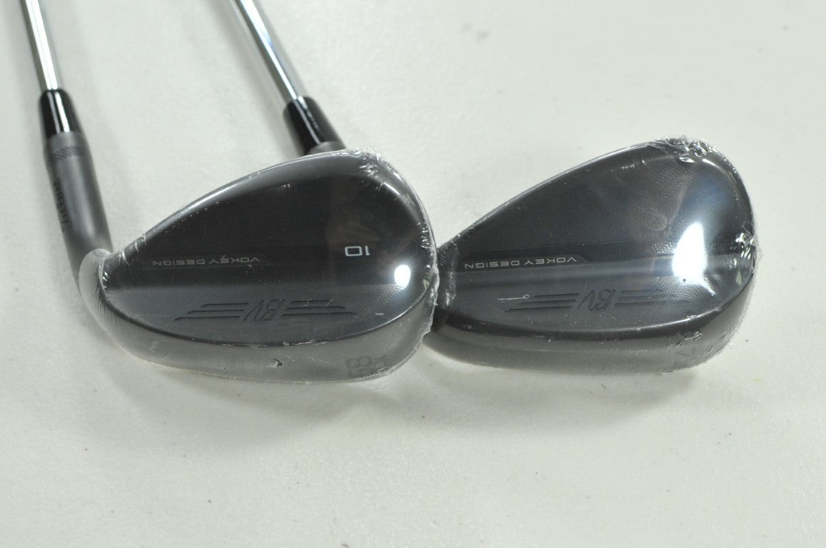Titleist Vokey SM10 Jet Black 54*, 58* Wedge Set RH Wedge Flex Steel # 204616