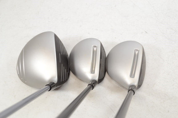 LEFT HANDED Adams Speedline Fast 12 LS 10.5* Driver, 3 and 5 Fairway Set #178281 - Golf Club Brokers